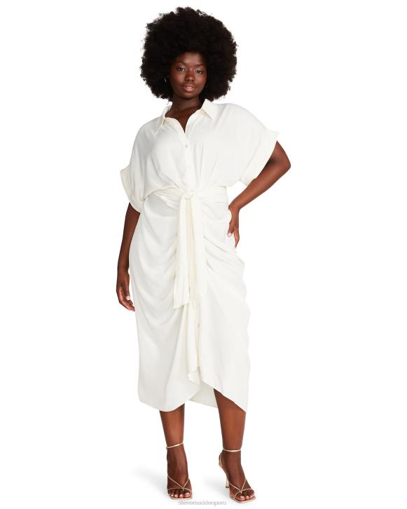 Steve Madden agotador mujer vestido tori 4DZJ723 Marfil