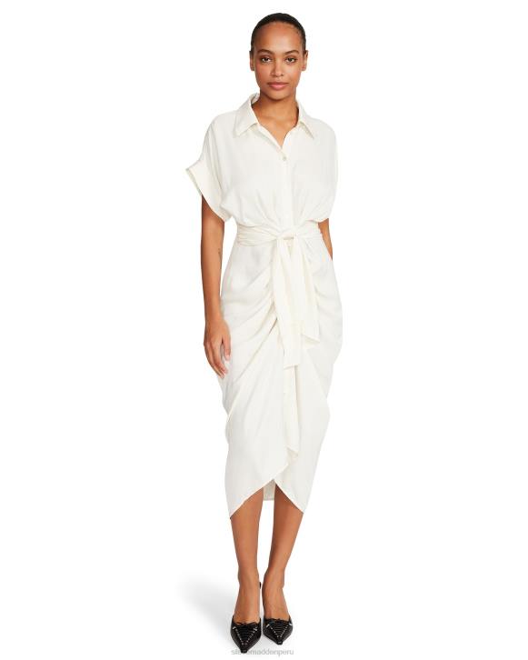 Steve Madden agotador mujer vestido tori 4DZJ723 Marfil