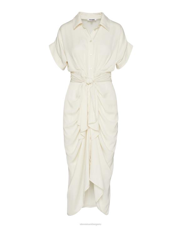 Steve Madden agotador mujer vestido tori 4DZJ723 Marfil