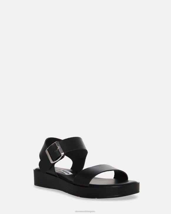 Steve Madden calzado mujer Keenan 4DZJ22 cuero negro