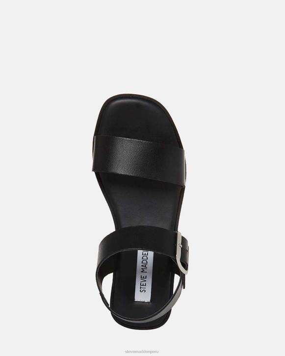 Steve Madden calzado mujer Keenan 4DZJ22 cuero negro