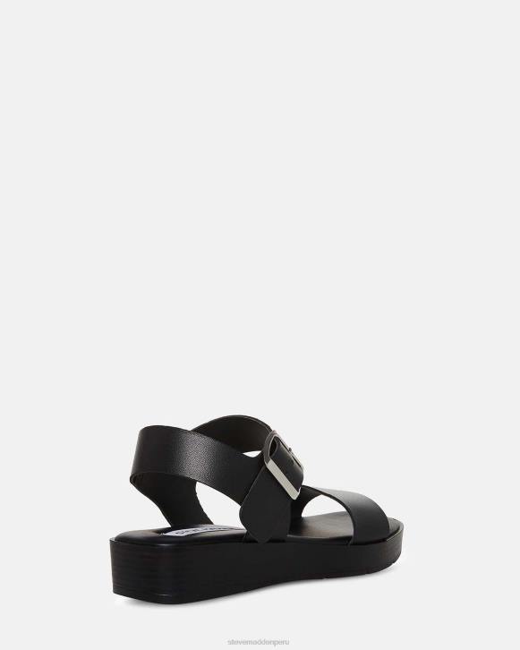 Steve Madden calzado mujer Keenan 4DZJ22 cuero negro
