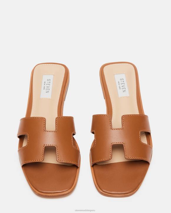 Steve Madden calzado mujer hadin 4DZJ4 cuero coñac