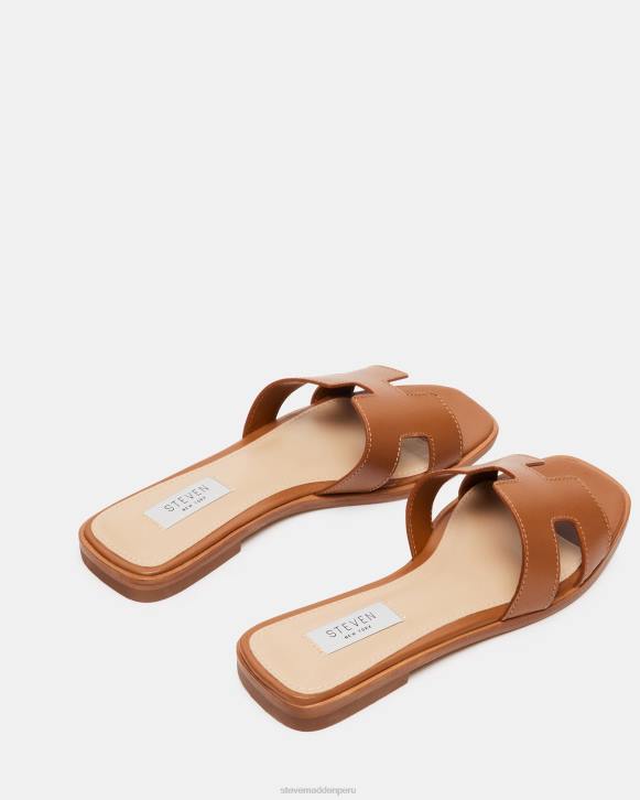 Steve Madden calzado mujer hadin 4DZJ4 cuero coñac