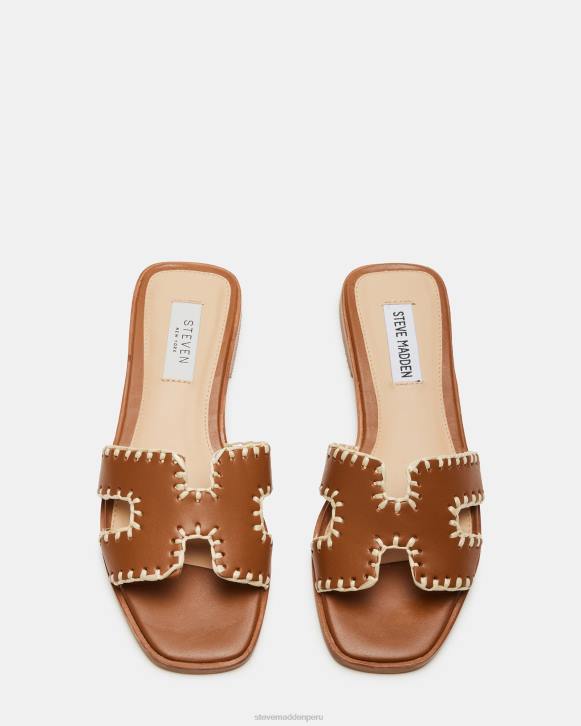 Steve Madden calzado mujer hadyn tejido 4DZJ50 cuero coñac
