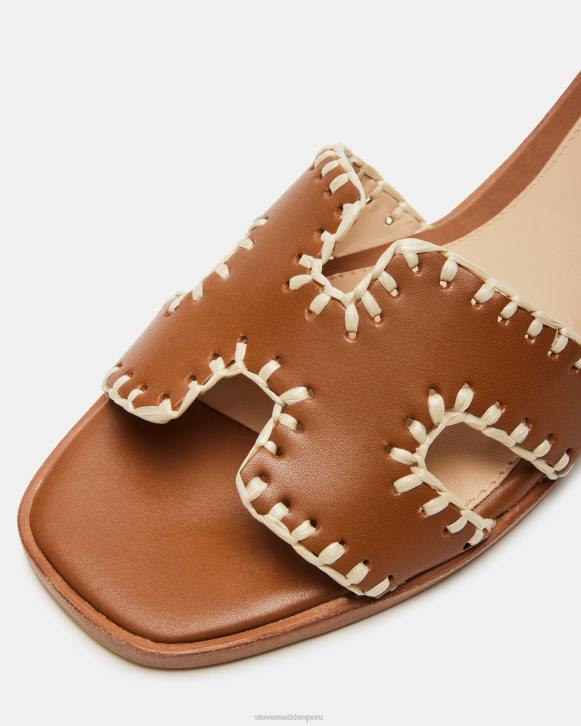 Steve Madden calzado mujer hadyn tejido 4DZJ50 cuero coñac