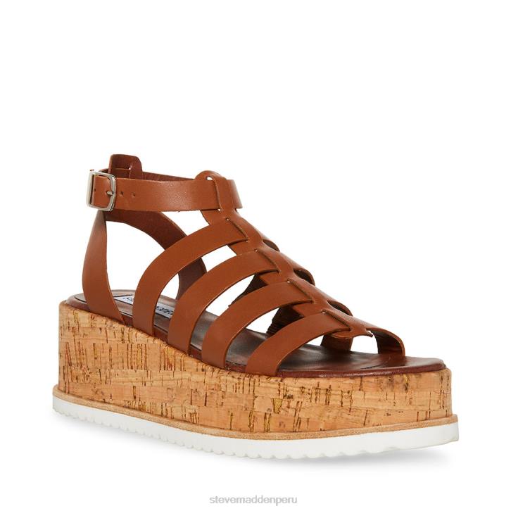 Steve Madden calzado mujer kaydee 4DZJ142 cuero coñac