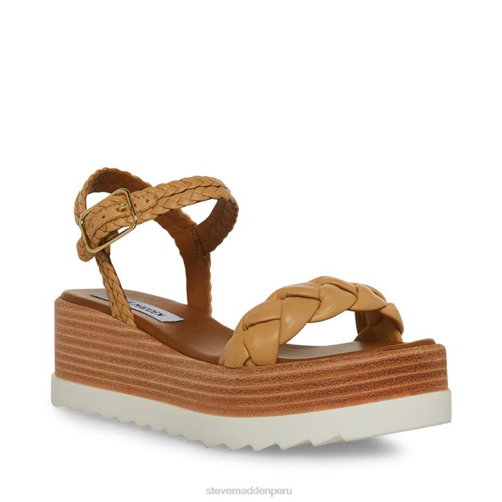 Steve Madden calzado mujer larsen 4DZJ41 cuero marrón