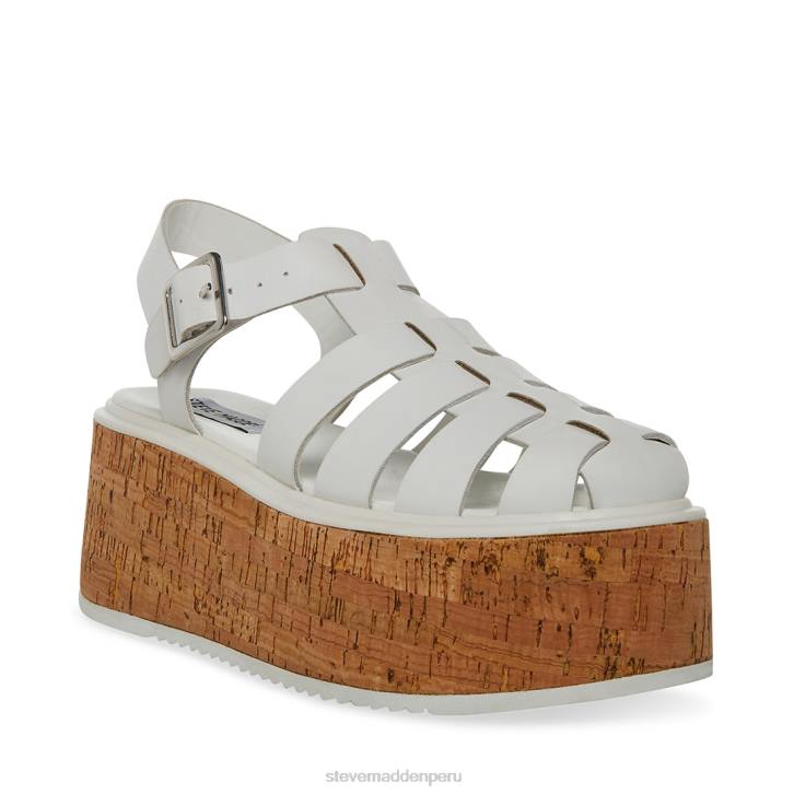 Steve Madden calzado mujer lazlo 4DZJ154 cuero blanco
