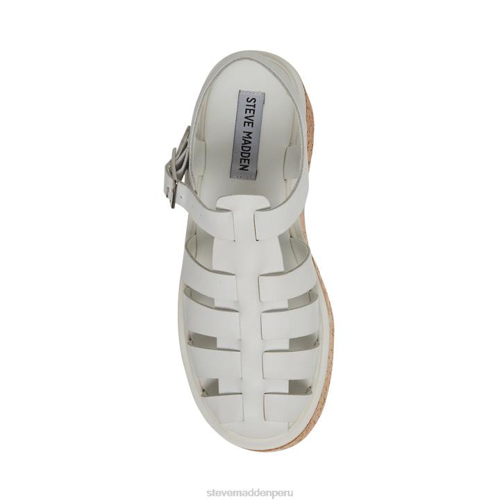 Steve Madden calzado mujer lazlo 4DZJ154 cuero blanco