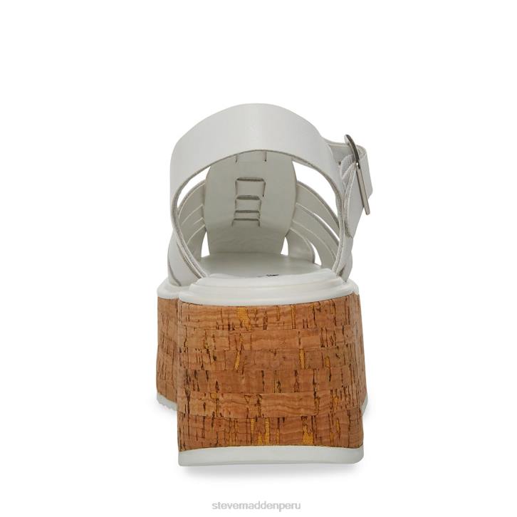 Steve Madden calzado mujer lazlo 4DZJ154 cuero blanco