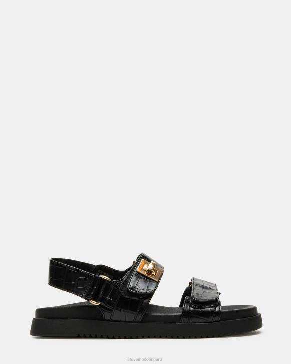 Steve Madden calzado mujer mona 4DZJ135 cocodrilo negro
