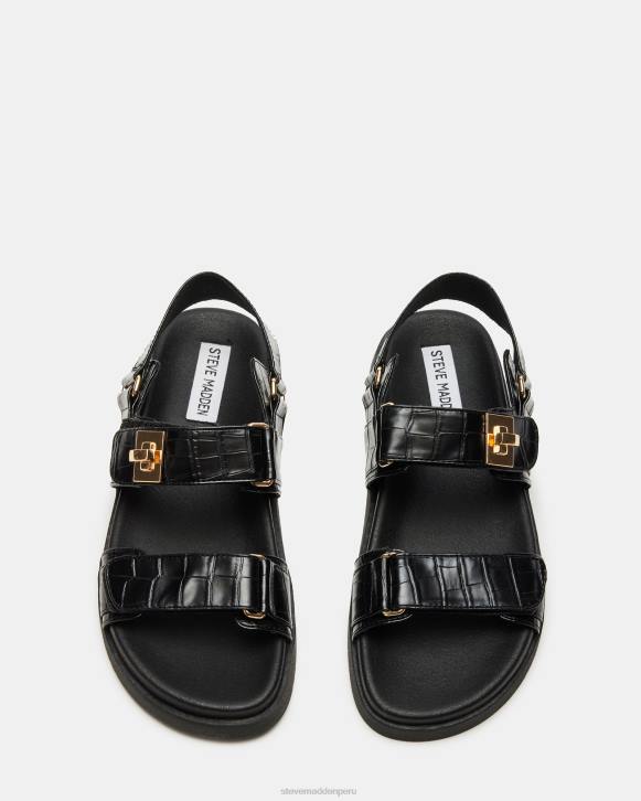 Steve Madden calzado mujer mona 4DZJ135 cocodrilo negro