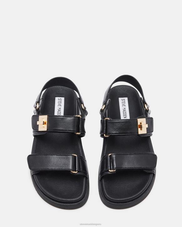 Steve Madden calzado mujer mona 4DZJ3 cuero negro
