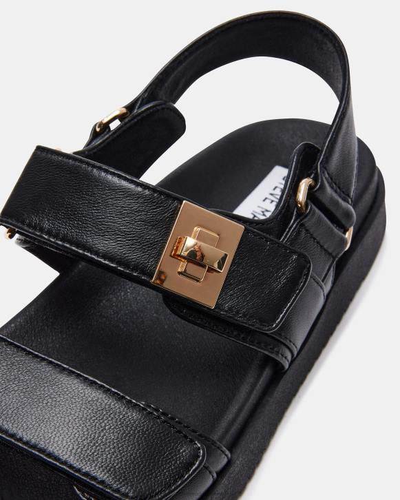 Steve Madden calzado mujer mona 4DZJ3 cuero negro