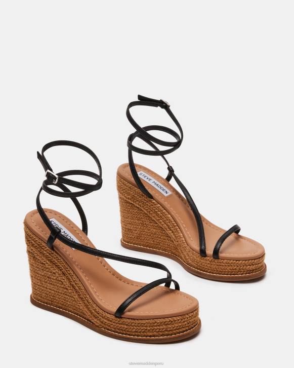 Steve Madden calzado mujer verano 4DZJ90 cuero negro