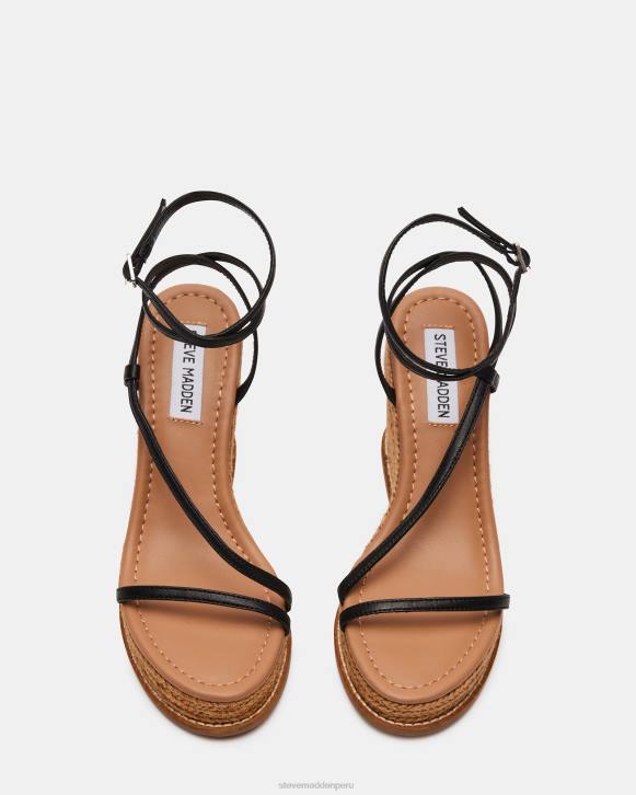 Steve Madden calzado mujer verano 4DZJ90 cuero negro