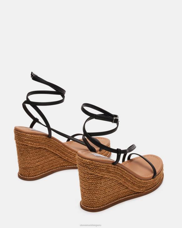 Steve Madden calzado mujer verano 4DZJ90 cuero negro