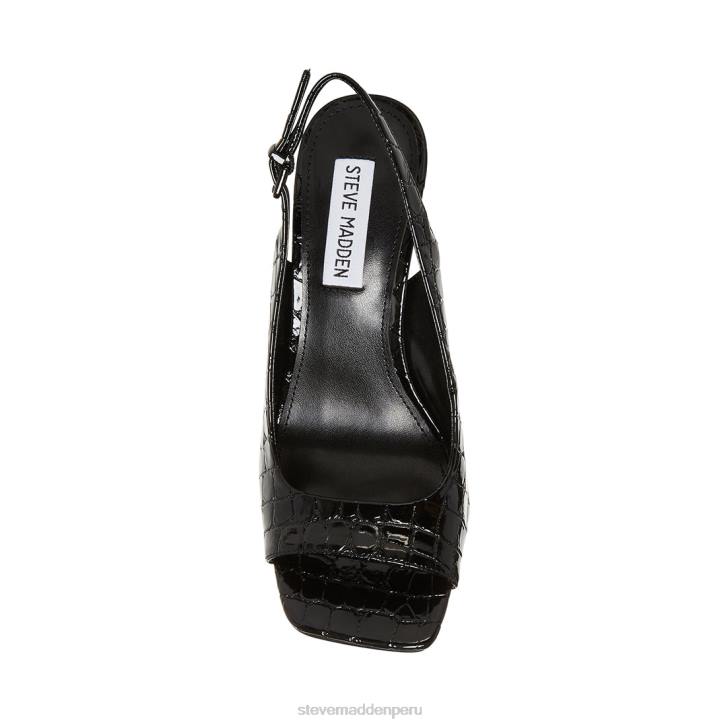 Steve Madden calzado mujer esme 4DZJ526 cocodrilo negro