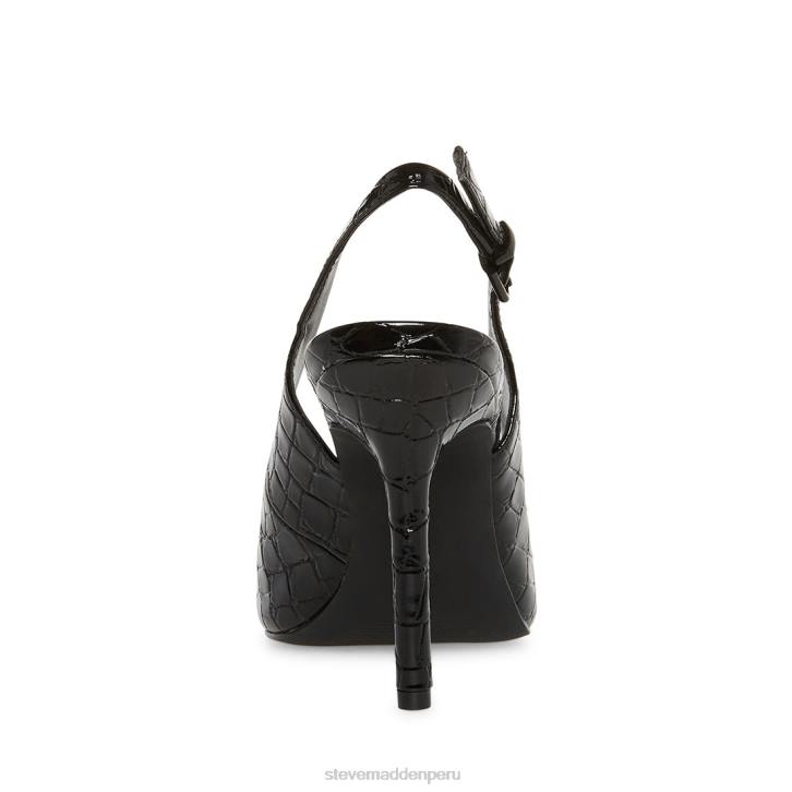 Steve Madden calzado mujer esme 4DZJ526 cocodrilo negro