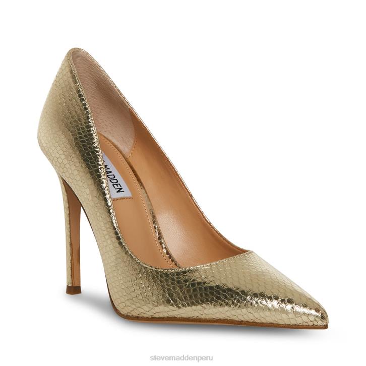 Steve Madden calzado mujer evelyn 4DZJ554 serpiente de oro