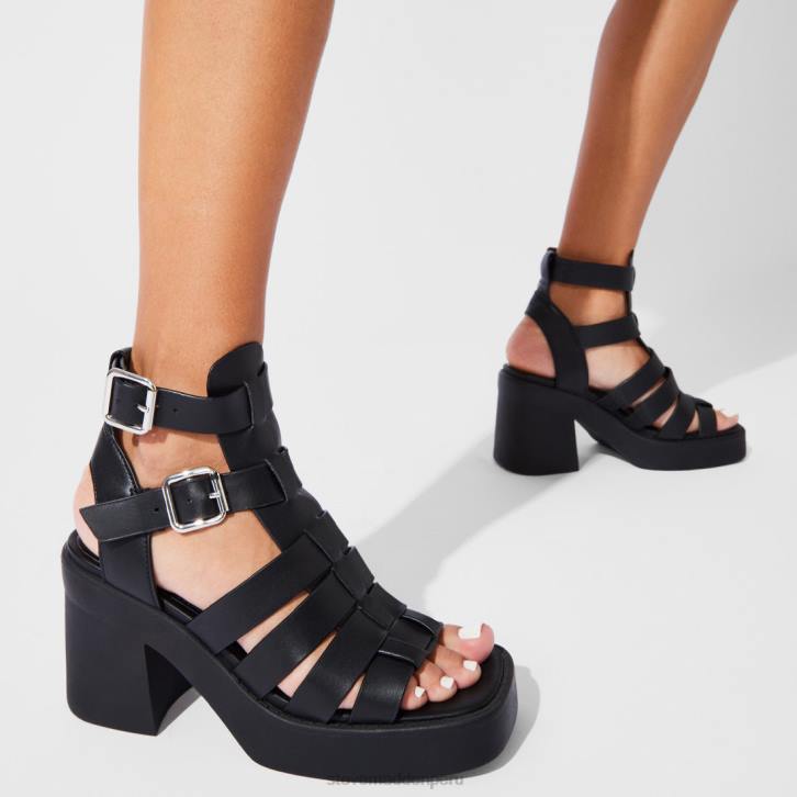 Steve Madden calzado mujer kiona 4DZJ49 cuero negro