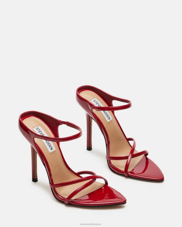 Steve Madden calzado mujer persona maravillosa 4DZJ507 charol rojo