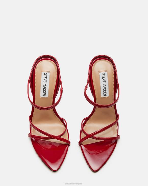 Steve Madden calzado mujer persona maravillosa 4DZJ507 charol rojo