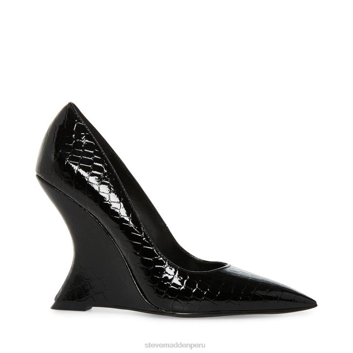 Steve Madden calzado mujer rival 4DZJ525 cocodrilo negro