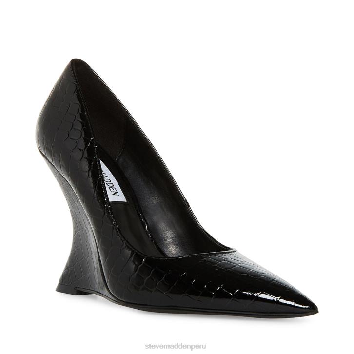 Steve Madden calzado mujer rival 4DZJ525 cocodrilo negro