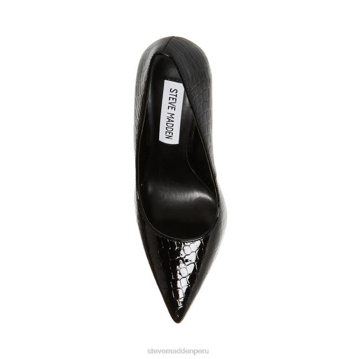 Steve Madden calzado mujer rival 4DZJ525 cocodrilo negro