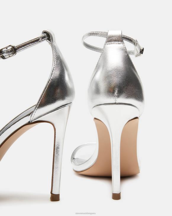 Steve Madden calzado mujer tecy 4DZJ544 cuero plateado