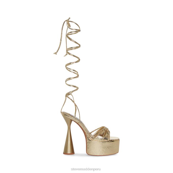 Steve Madden calzado mujer yasmin 4DZJ552 serpiente de oro