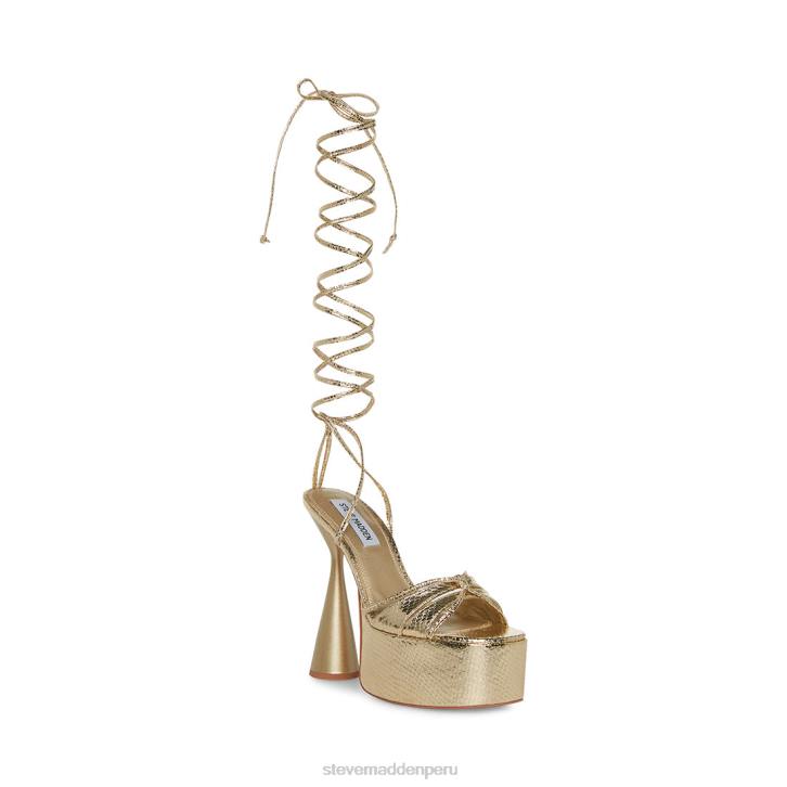 Steve Madden calzado mujer yasmin 4DZJ552 serpiente de oro