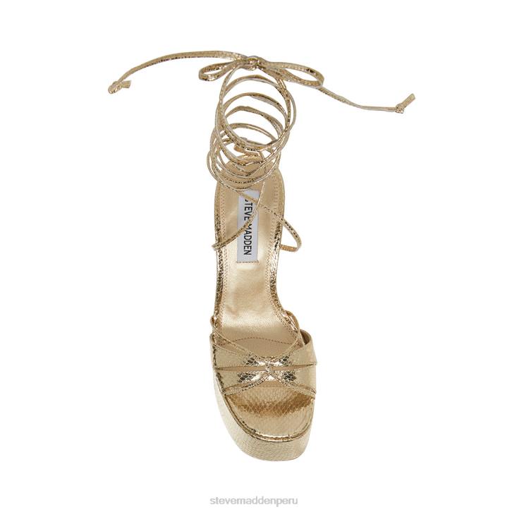 Steve Madden calzado mujer yasmin 4DZJ552 serpiente de oro