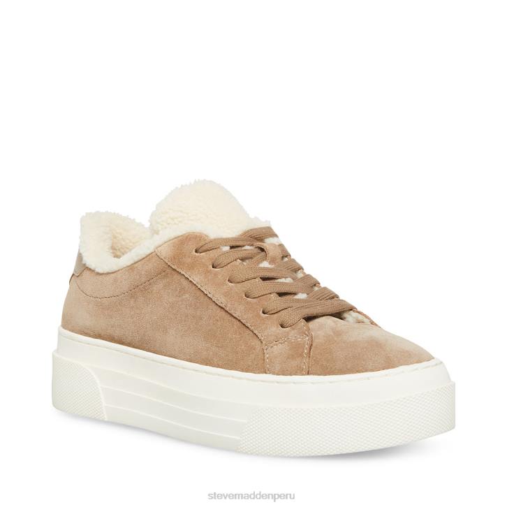 Steve Madden calzado mujer estudio-f 4DZJ330 gamuza color topo