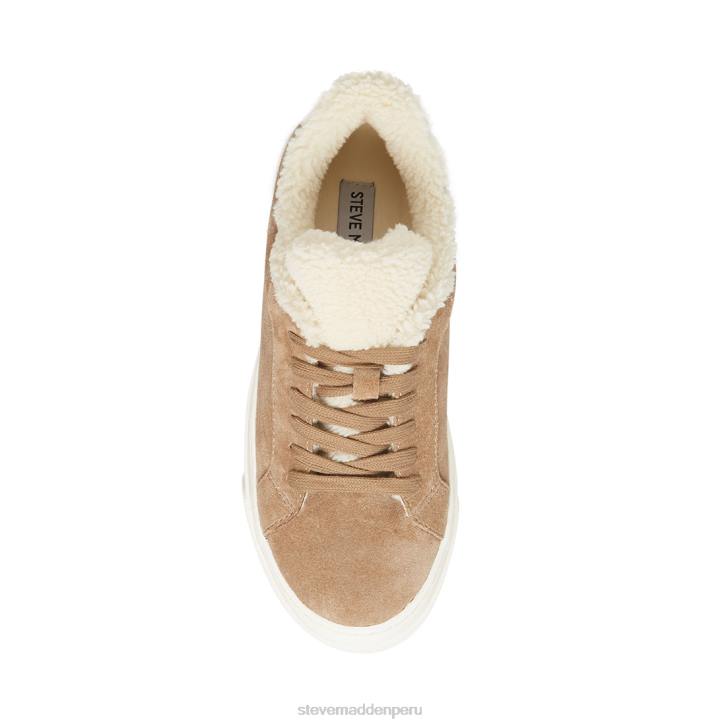 Steve Madden calzado mujer estudio-f 4DZJ330 gamuza color topo