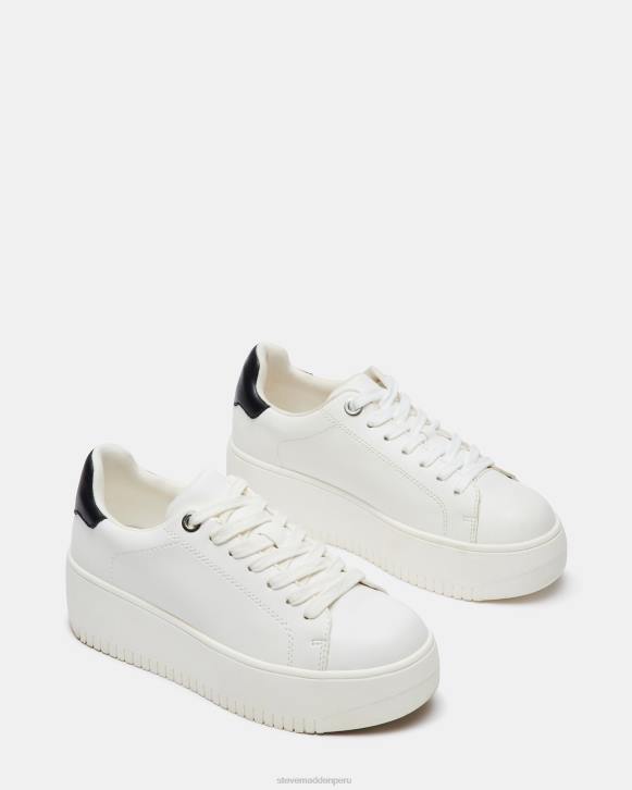 Steve Madden calzado mujer rockero 4DZJ232 blanco negro