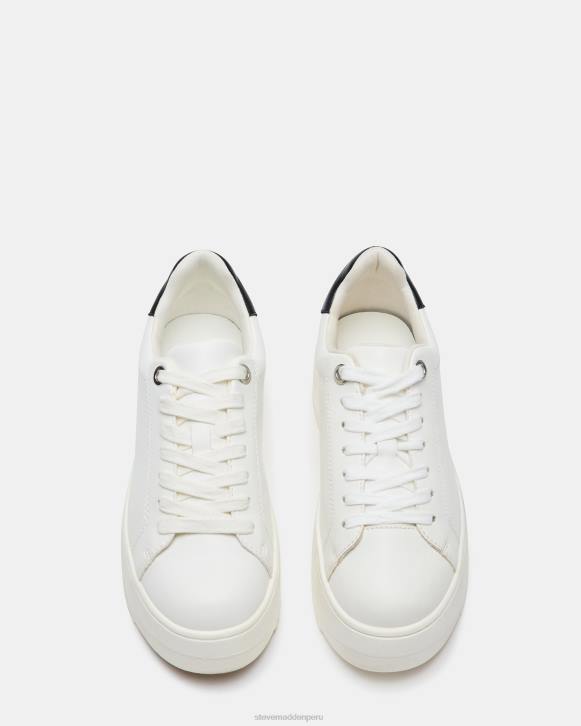 Steve Madden calzado mujer rockero 4DZJ232 blanco negro
