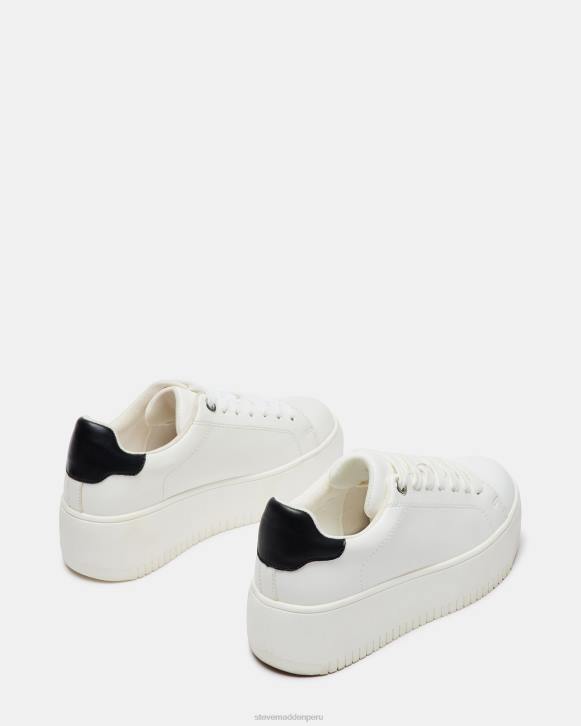 Steve Madden calzado mujer rockero 4DZJ232 blanco negro