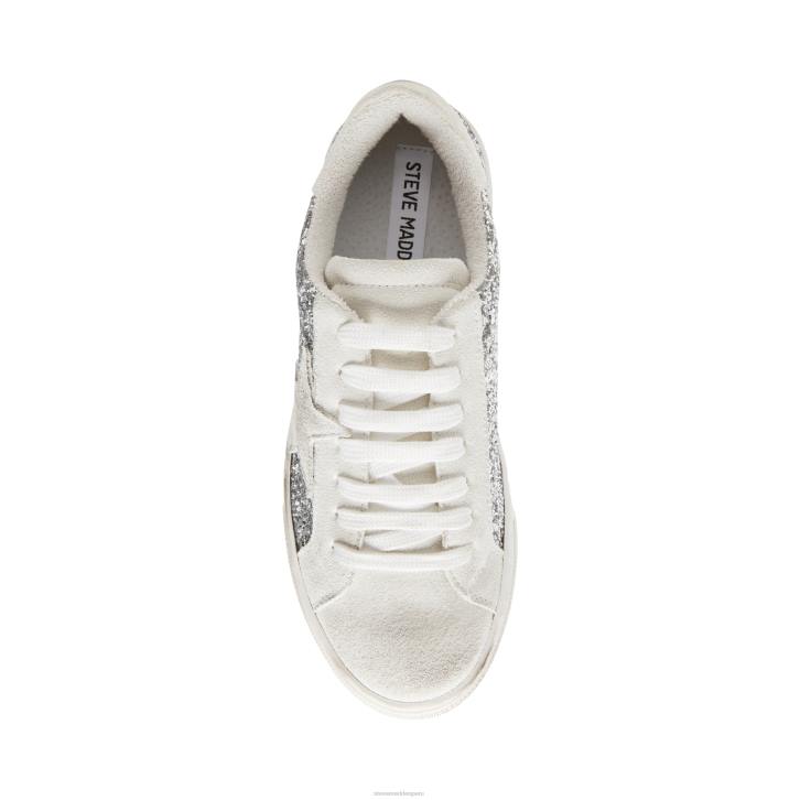 Steve Madden calzado mujer rubí 4DZJ350 brillo plateado