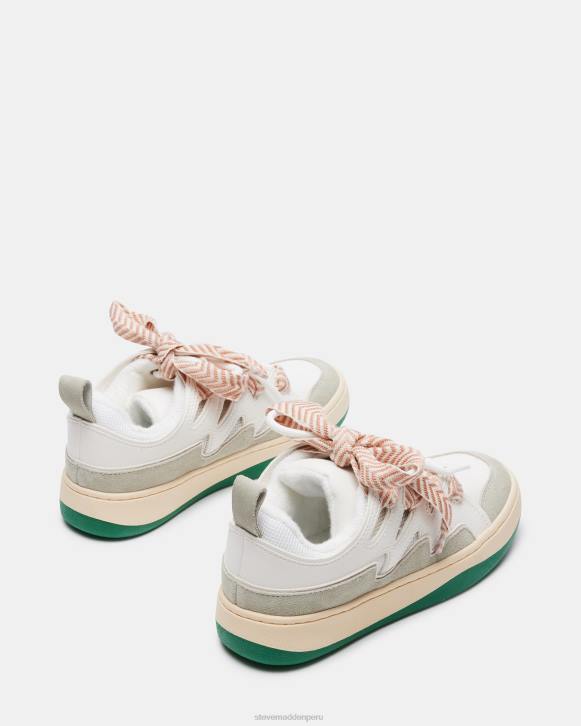 Steve Madden calzado mujer rugido 4DZJ256 blanco verde