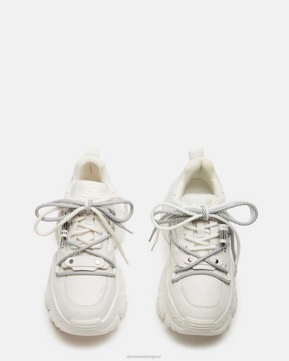 Steve Madden calzado mujer troya 4DZJ236 cuero blanco