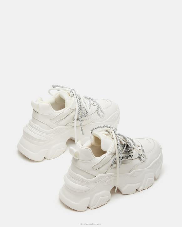 Steve Madden calzado mujer troya 4DZJ236 cuero blanco