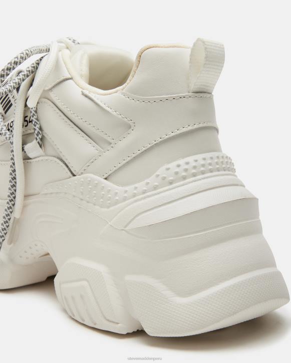Steve Madden calzado mujer troya 4DZJ236 cuero blanco