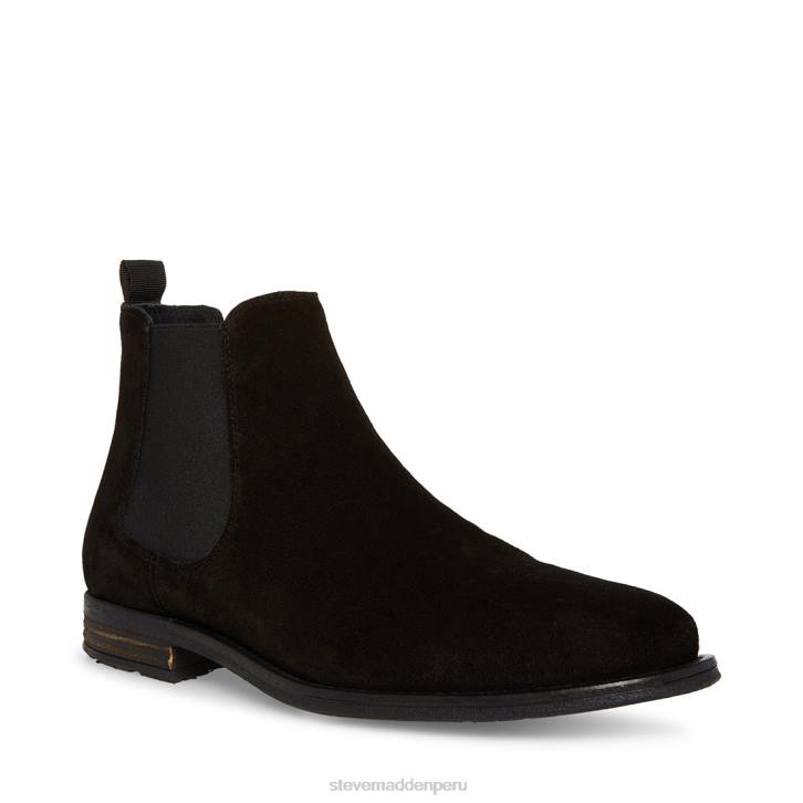 Steve Madden calzado hombres Ricardo 4DZJ930 ante negro