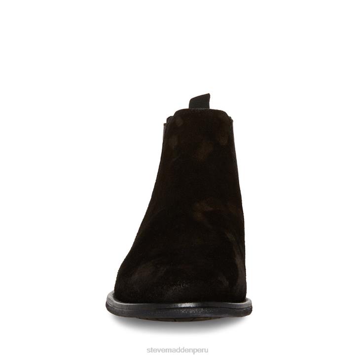 Steve Madden calzado hombres Ricardo 4DZJ930 ante negro