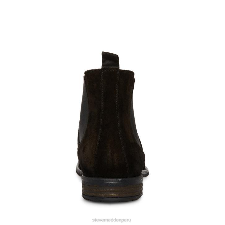 Steve Madden calzado hombres Ricardo 4DZJ930 ante negro