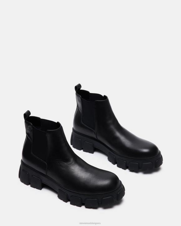 Steve Madden calzado hombres copa 4DZJ934 cuero negro