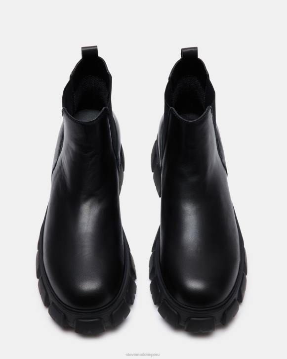 Steve Madden calzado hombres copa 4DZJ934 cuero negro